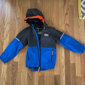 Helly Hansen Sogn Jacket in Blue/Charcoal Size 8